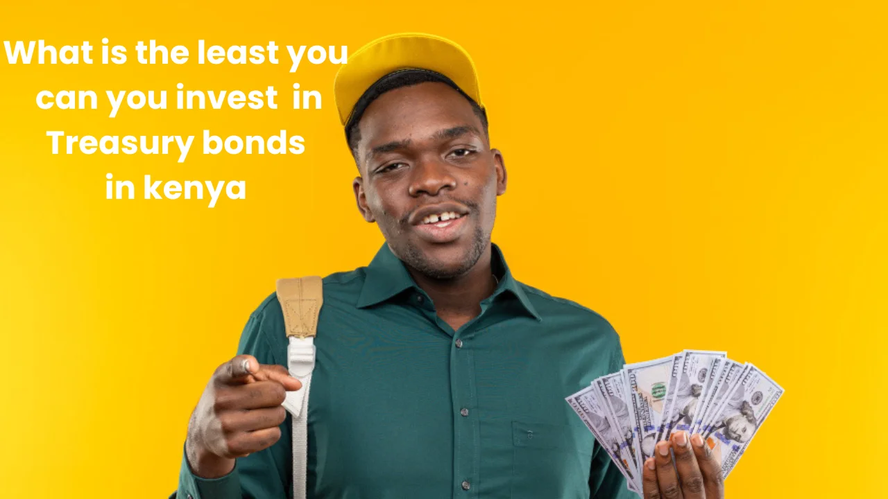 A man holding cash with least amount to invest in kenya