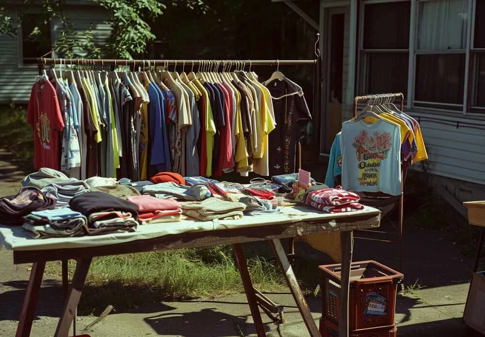 mitumba clothes roadside selling